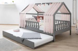 Ticaa Hausbett Kim mit Rausfallschutz und