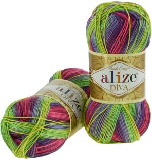 Alize 100g ALIZE DIVA BATIK Effektgarn,