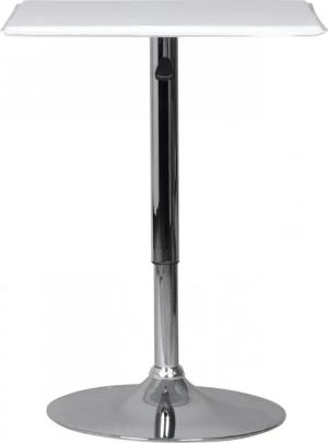 FINEBUY Bartisch SuVa1034_1 (Weiß Kunstleder höhenverstellbar