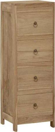 vidaXL Kommode Kommode 30x30x90 cm Massivholz