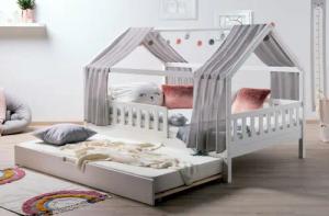 Ticaa Hausbett Kim mit Rausfallschutz und