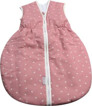 HOBEA-Germany Babyschlafsack Schlafsack Herzen altrosa M