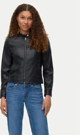 Vero Moda Jacke aus Kunstleder Amanda 10331229 Schwarz Regular Fit