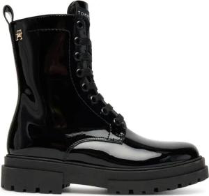 Tommy Hilfiger Schnürstiefeletten Lace-Up Bootie T4A5-34025-0775 S Schwarz