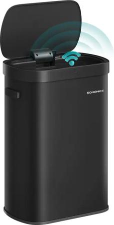 SONGMICS Mülleimer Sensor-Mülleimer, Küche 50 L,