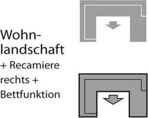 DOMO collection Wohnlandschaft Amando in vielen