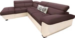 COTTA Ecksofa Speedway L-Form, mit Kopfteilverstellung,