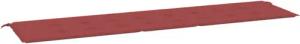 vidaXL Sitzauflage Gartenbank-Auflage Weinrot 200x50x4 cm