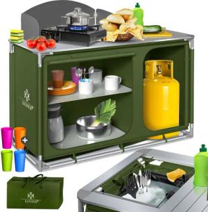 KESSER Campingschrank Campingschrank, Campingküche mit Aluminiumgestell