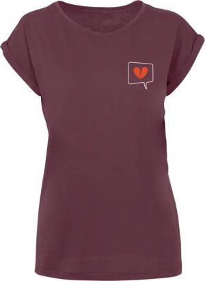 Merchcode T-Shirt Merchcode Damen Ladies Heartbreak