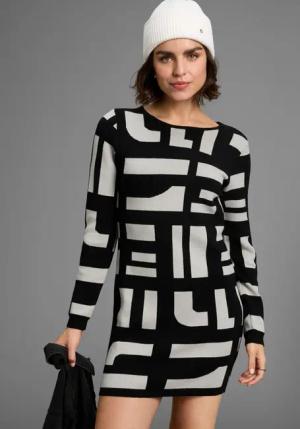 Boysen's Strickkleid für Partys, kurzes Kleid,