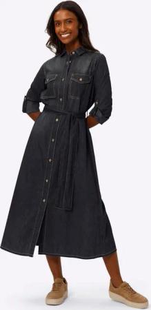 heine Etuikleid Hemdblusenkleid