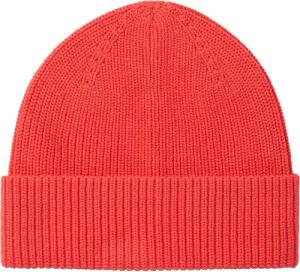 TOM TAILOR Mädchen Beanie Mütze, rot, Uni, Gr. ONESIZE
