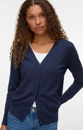 Vero Moda Strickjacke "VMSILJE LS V-NECK CARDIGAN GA NOOS"