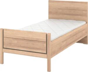Musterring Holzbett "Sorrent, Bettgestell, Bettrahmen, teilmassiv Eiche", (MADE IN GERMANY), Eiche teilmassiv, Liegehöhenverstellung, Stollenfußteil