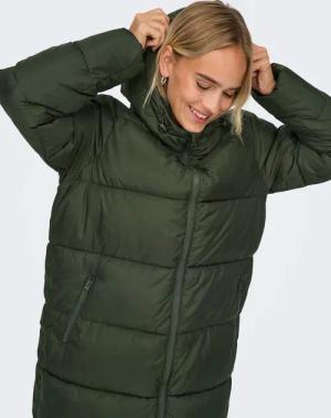 ONLY Steppmantel "ONLMONTANA LONG PUFFER JACKET NOOS OTW"