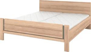 Musterring Holzbett "Sorrent, Bettgestell, Bettrahmen, teilmassiv Eiche", (MADE IN GERMANY), Eiche teilmassiv, Liegehöhenverstellung, Stollenfußteil