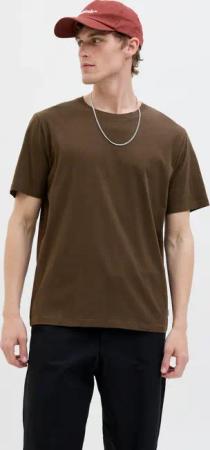 Jack & Jones Rundhalsshirt "JJEORGANIC BASIC TEE SS O-NECK NOOS", mit Rundhalsausschnitt