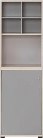 Schildmeyer Büromöbel-Set "Serie 400", (3 tlg.), bestehend aus 1 Regal, 1 Schrank, 1 Regalkreuz