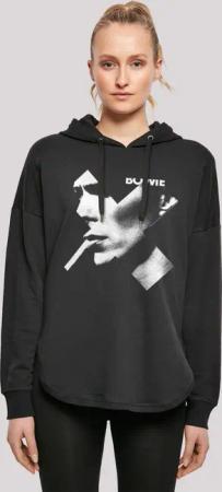 F4NT4STIC Kapuzenpullover "David Bowie Smoke Kreuz", Print