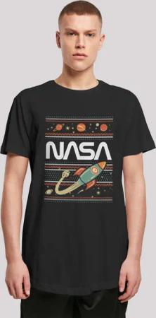 F4NT4STIC T-Shirt "Long Cut T-Shirt NASA Isle", Herren,Premium Merch,Lang,Longshirt,Bedruckt