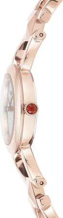 Salvatore Ferragamo Uhr - Analoge Quarzuhr Sg-Double Gancini Stud - Gr. unisize - in Rosa - für Damen