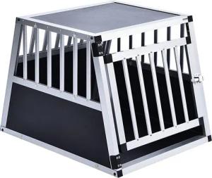 HOME DELUXE Hunde-Transportbox Alu SKITO, verschließbar,