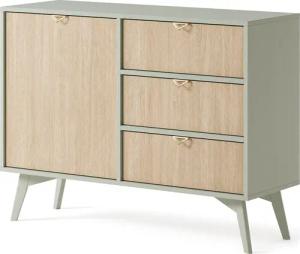 Lomadox Kommode FAREHAM-160, 106cm breit, eukalyptusfarben,