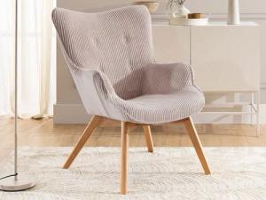 S-Style Möbel Loungesessel Lenari aus Cordstoff