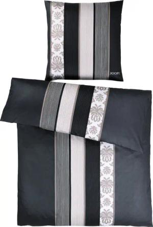 JOOP! Bettwäsche Bettwäsche "Ornament Stripe", Mako-Satin,
