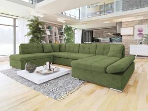 MIRJAN24 Wohnlandschaft Bergen Premium, mit Schlaffunktion