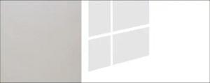 Feldmann-Wohnen Unterschrank Platinium (Platinium, 1-St) Front-,