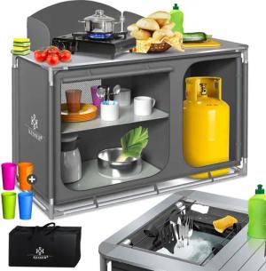 KESSER Campingschrank Campingschrank, Campingküche mit Aluminiumgestell