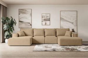 ALTDECOR Wohnlandschaft SIERRA-U-S, Couch mit Schlaffunktion,