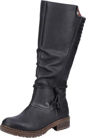 Rieker Winterstiefel, Langschaftstiefel, Blockabsatz, mit Rieker-TEX-Membran