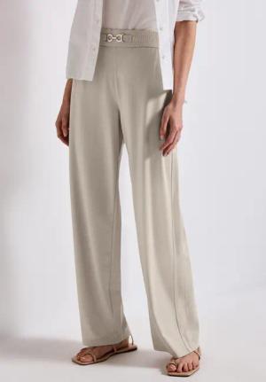 STREET ONE Stoffhose Sommerhose mit schimmerndem