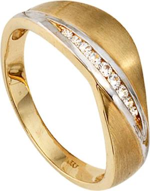 JOBO Goldring, 333 Gold bicolor mit