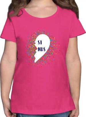 Shirtracer T-Shirt best friends Konfetti Teil