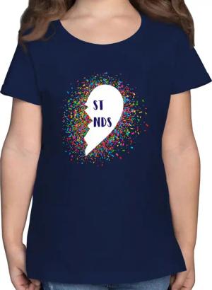 Shirtracer T-Shirt best friends Konfetti Teil