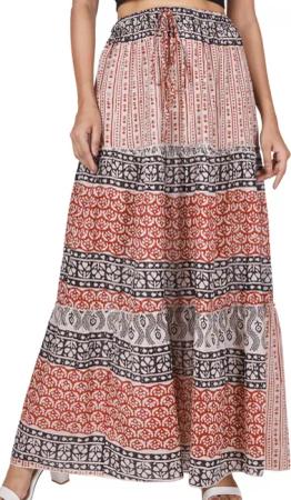 Guru-Shop Minirock Rock Boho chic, weit