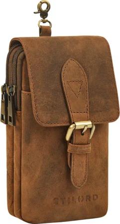 STILORD Bauchtasche "Harper" Handy Gürteltasche Leder