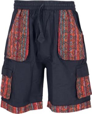 Guru-Shop Relaxhose Ethno Yogashorts im Goastyle
