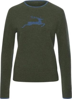 Reitmayer Strickpullover Strickpullover mit Hirschmotiv