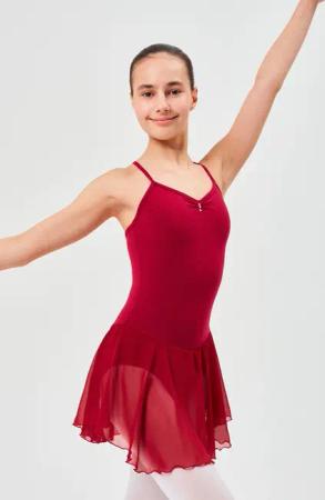 tanzmuster Chiffonkleid Ballettkleid Maja mit Glitzersteinen