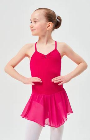 tanzmuster Chiffonkleid Ballettkleid Maja mit Glitzersteinen