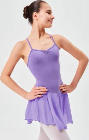 tanzmuster Chiffonkleid Ballettkleid Maja mit Glitzersteinen