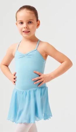 tanzmuster Chiffonkleid Ballettkleid Maja mit Glitzersteinen