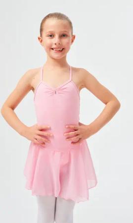 tanzmuster Chiffonkleid Ballettkleid Maja mit Glitzersteinen