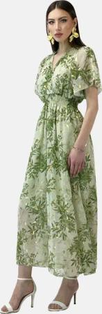 Elara Midikleid Elara Damen Sommerblumenkleid (1-tlg)