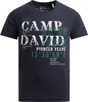 CAMP DAVID T-Shirt Rundhals mit Puffprint